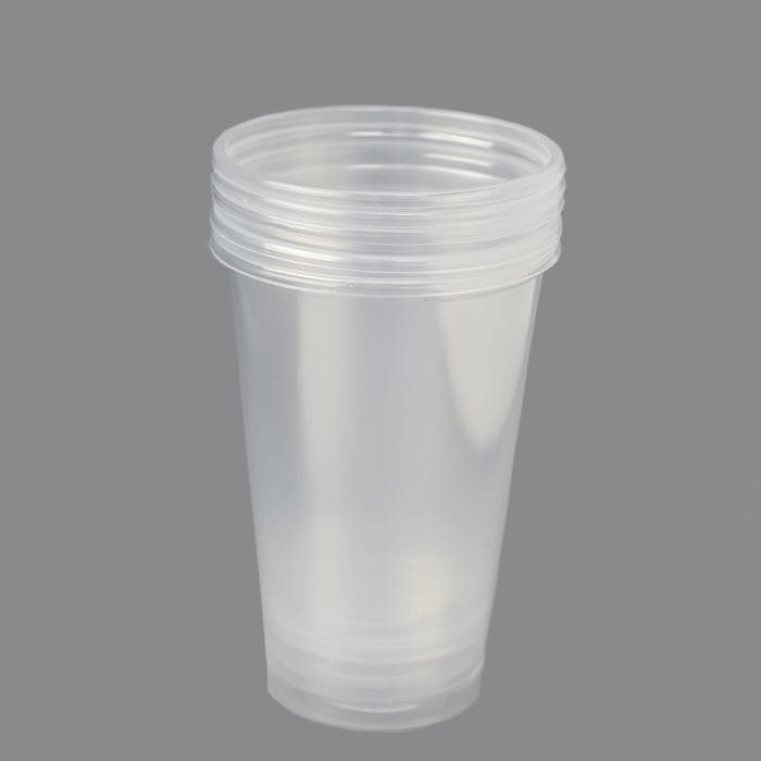 Стакан одноразовый TAKE IT EASY «Прозрачный», 300 мл, пластик, прозрачный, форма МИКС