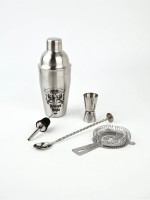 Подарочный набор барный «Король вечеринки»: 5 предметов, карточки с рецептами