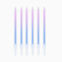 Свечи для торта Make a wish, 6 шт., 13×0.5 см