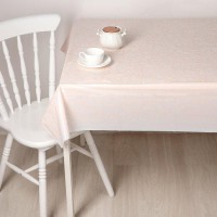 Скатерть без основы многоразовая 120х180 см "Ажур" цвет бежевый