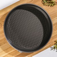 Форма для выпечки разъёмная Доляна «Элин. Круг», d=18 см, антипригарное покрытие, цвет чёрный