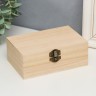 Шкатулка дерево под роспись "Прямоугольная" 6х10х15,2 см