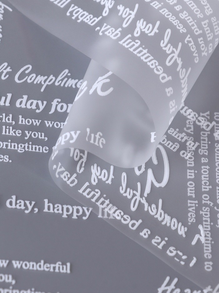 Пленка для цветов, матовая,«Комплимент» белый, 0.6×10 м