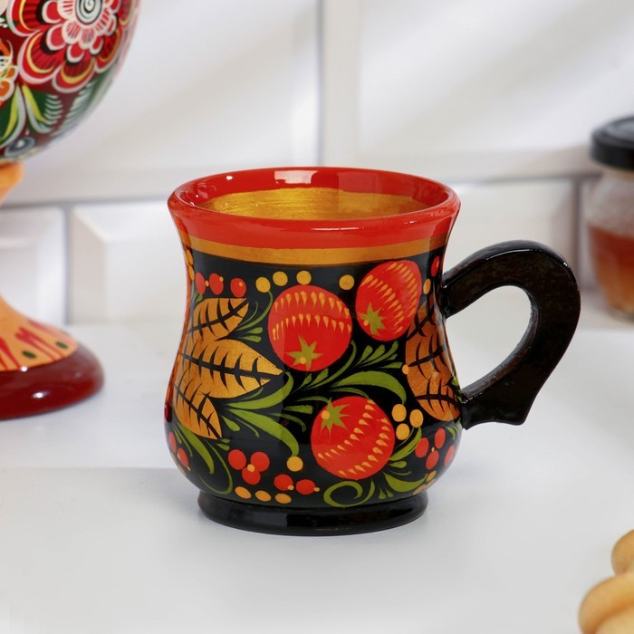 Кружка для сока, хохлома