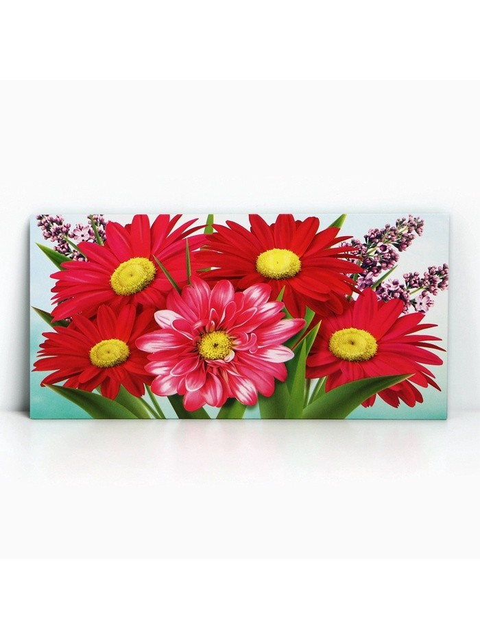 Конверт для денег «Яркие цветы» 16.5×8 см