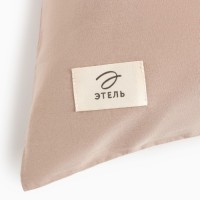 Комплект наволочек Этель 50*70 см - 2 шт, цв.бежевый, жатый хлопок,140гр/м2