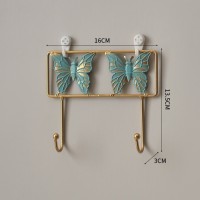 Крючки настенные декоративные TAKE IT EASY «Бабочки», 13.5×16×3 см, нагрузка до 3 кг