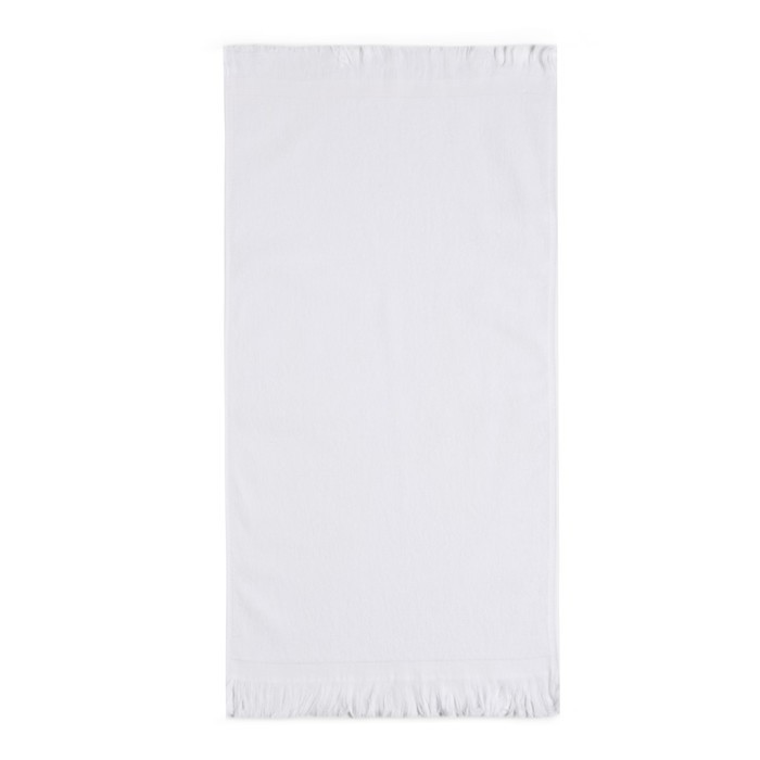 Полотенце махровое LoveLife "Fringe" 30х60 см, цвет белый, 100% хлопок, 380 гр/м2