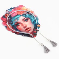 Ободок для волос с декоративными элементами Beauty, 0.8×13×24 см