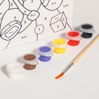 Картина по номерам для детей «Смелый герой», 21 х 15 см