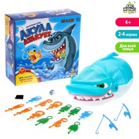 Настольная игра «Акула атакует», удочки, кубик