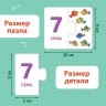 Развивающий набор пазлов «Цифры, фигуры и цвета», 64 детали