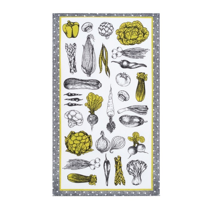 Полотенце кухонное «Овощи» 35х60±2 см