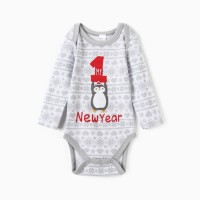 Боди детское «Крошка Я. Первый НГ», рост 74-80 см, белое