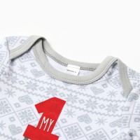 Боди детское «Крошка Я. Первый НГ», рост 74-80 см, белое