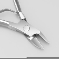 Кусачки маникюрные для кутикулы, 9 см, длина лезвия - 10 мм, на блистере, цвет серебристый