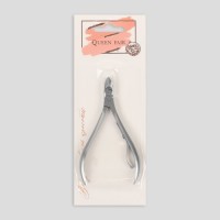 Кусачки маникюрные для кутикулы, 9 см, длина лезвия - 10 мм, на блистере, цвет серебристый