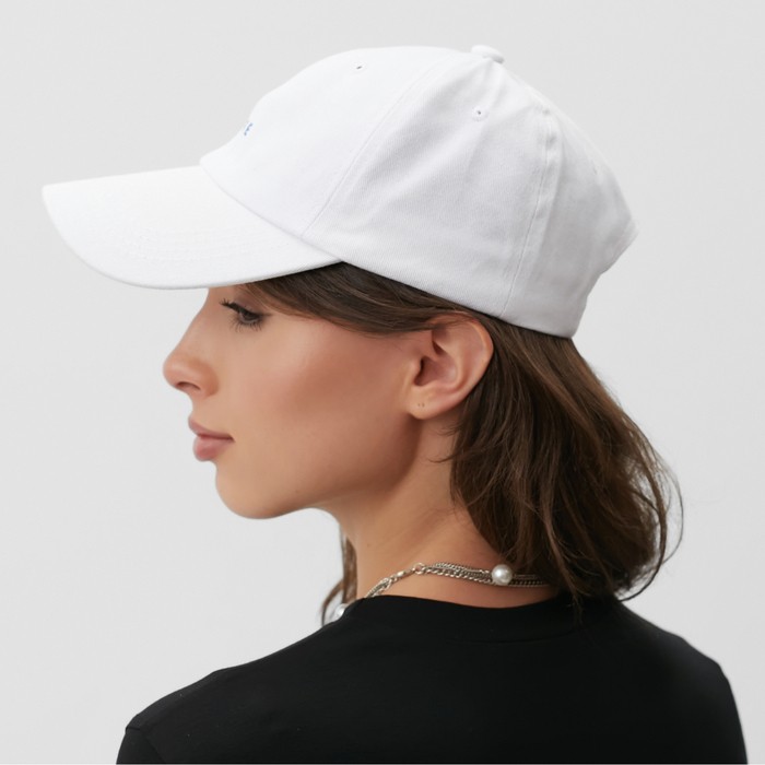 Кепка MINAKU "Cruise", цвет белый, размер 54-56 Кепка MINAKU "Cruise", цвет белый, размер 54-56