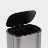 Ведро мусорное с педалью Stölz, 12 л, нержавеющая сталь, хром матовый