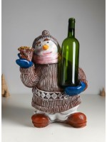 Подставка для бутылки «Снеговик», 40×28×19 см