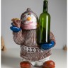 Подставка для бутылки «Снеговик», 40×28×19 см