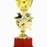 Кубок под нанесение 190, наградная фигура, золото, подставка пластик, 22.5×9×7.5 см