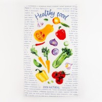 Полотенце кухонное Доляна Healthy food 35х60 см, 100% хл, 160г/м2