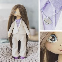 Набор для шитья. Интерьерная кукла своими руками «Джин», 30 см