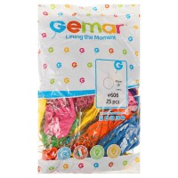 Шар латексный 18" «Цветы», панч-болл, набор 25 шт., цвета МИКС