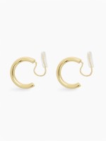 Клипсы для ушей QF «Тренд» кольцо, цвет золото