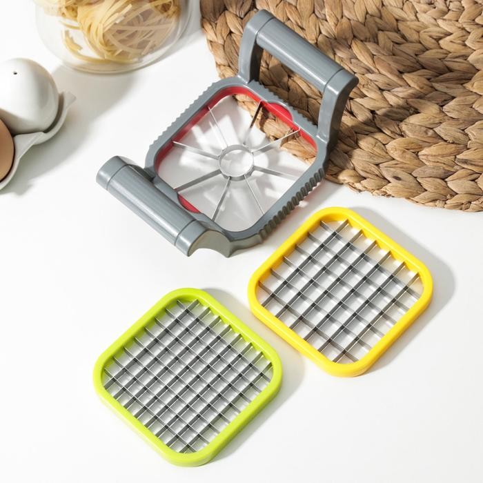 Набор овощерезок «Краски», 3 в 1, цвет МИКС