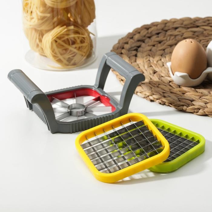 Набор овощерезок «Краски», 3 в 1, цвет МИКС Набор овощерезок «Краски», 3 в 1, цвет МИКС