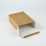 Коробка подарочная складная крафтовая, упаковка, 16 х 23 х 7.5 см