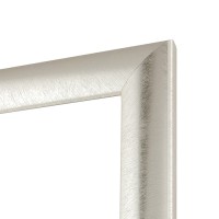 Рама для картин (зеркал) 30×40×2.7 см, пластиковая, Calligrata 6472, серебристая