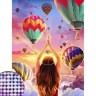 Алмазная мозаика с частичным заполнением «Воздушные шары» 30х40 см, холст Алмазная мозаика с частичным заполнением «Воздушные шары» 30х40 см, холст