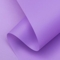 Пленка матовая для цветов и букетов, PASTEL, Сирень 0.59×7 м 180 г