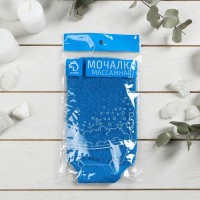 Мочалка - варежка массажная Доляна «Жёсткая», цвет МИКС