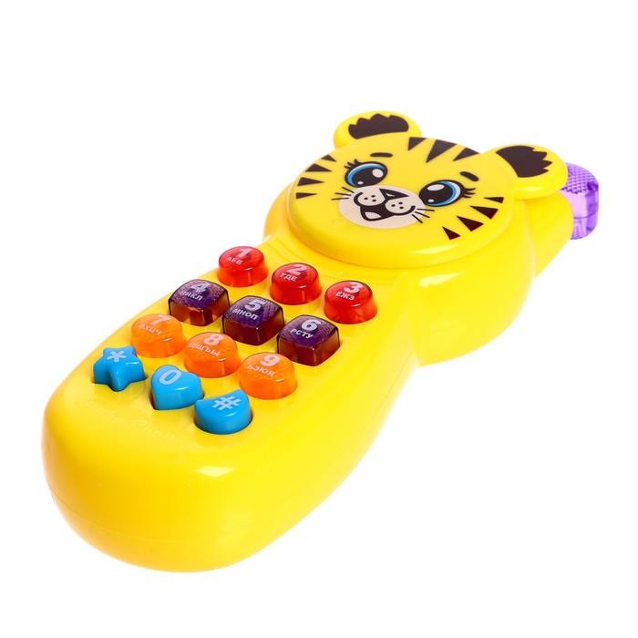 Телефон музыкалный «Тигруля», звук, свет