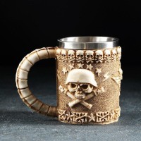 Кружка «Череп», 400 мл, 16,5×10×11,5 см