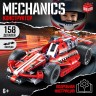 Конструктор гоночная машина UNICON Техно, инерционный, 158 деталей, 6+
