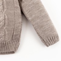 Джемпер вязаный Крошка Я, рост 80-86 см, бежевый