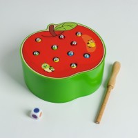 Детский развивающий набор «Рыбалка персик» 15×15×6,3 см