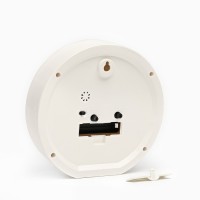 Будильник, часы настольные "Классика", дискретный ход, циферблат 15 см, 16.5 х 16.5 см, АА