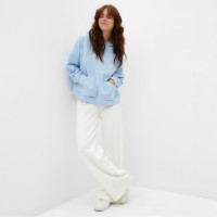 Худи женское MINAKU: SPORTY &amp; STYLISH цвет голубой, размер 50-52