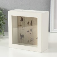 Копилка дерево "Лесные звери" 6,5х16х16 см