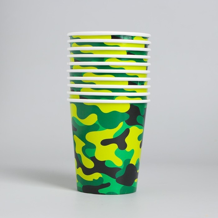 Стакан одноразовый бумажный «Военная», 250 мл Стакан одноразовый бумажный «Военная», 250 мл