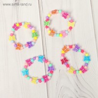 Браслет детский «Выбражулька. Бабочки порхающие», d=6 см, МИКС