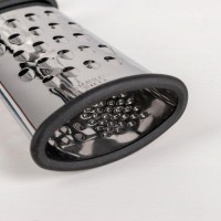 Тёрка овальная «Профи», 16×8×5 см, прорезиненная