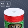 Шнур «Шамбала» длина 100 м, d=1 мм, ярко-красный