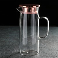 Графин «Богема», 1 л, 13×9×21 см, цвет серебряный